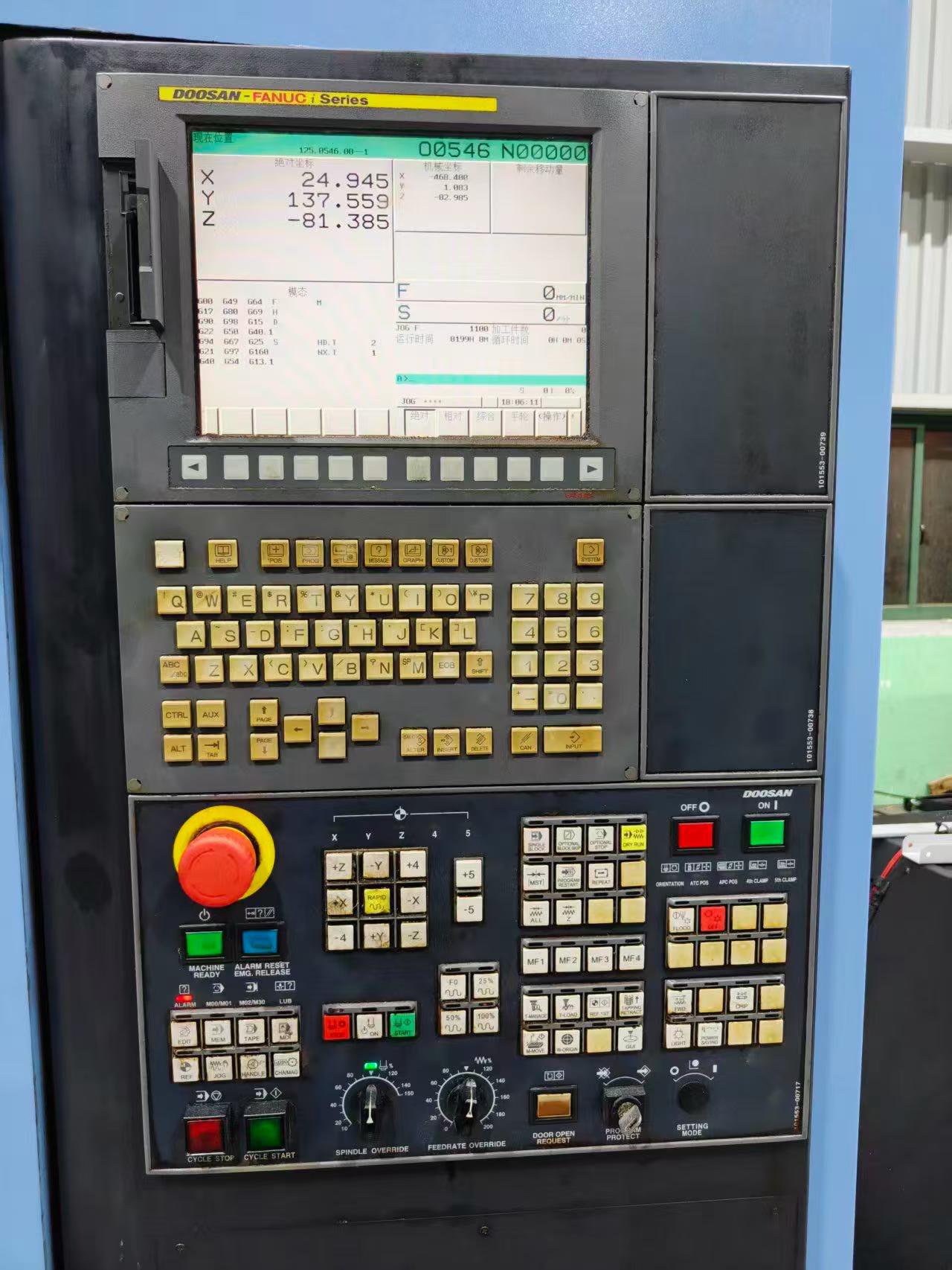 Used DN Solutions MYNX 5400/50 Vertical Machining Center photo 4