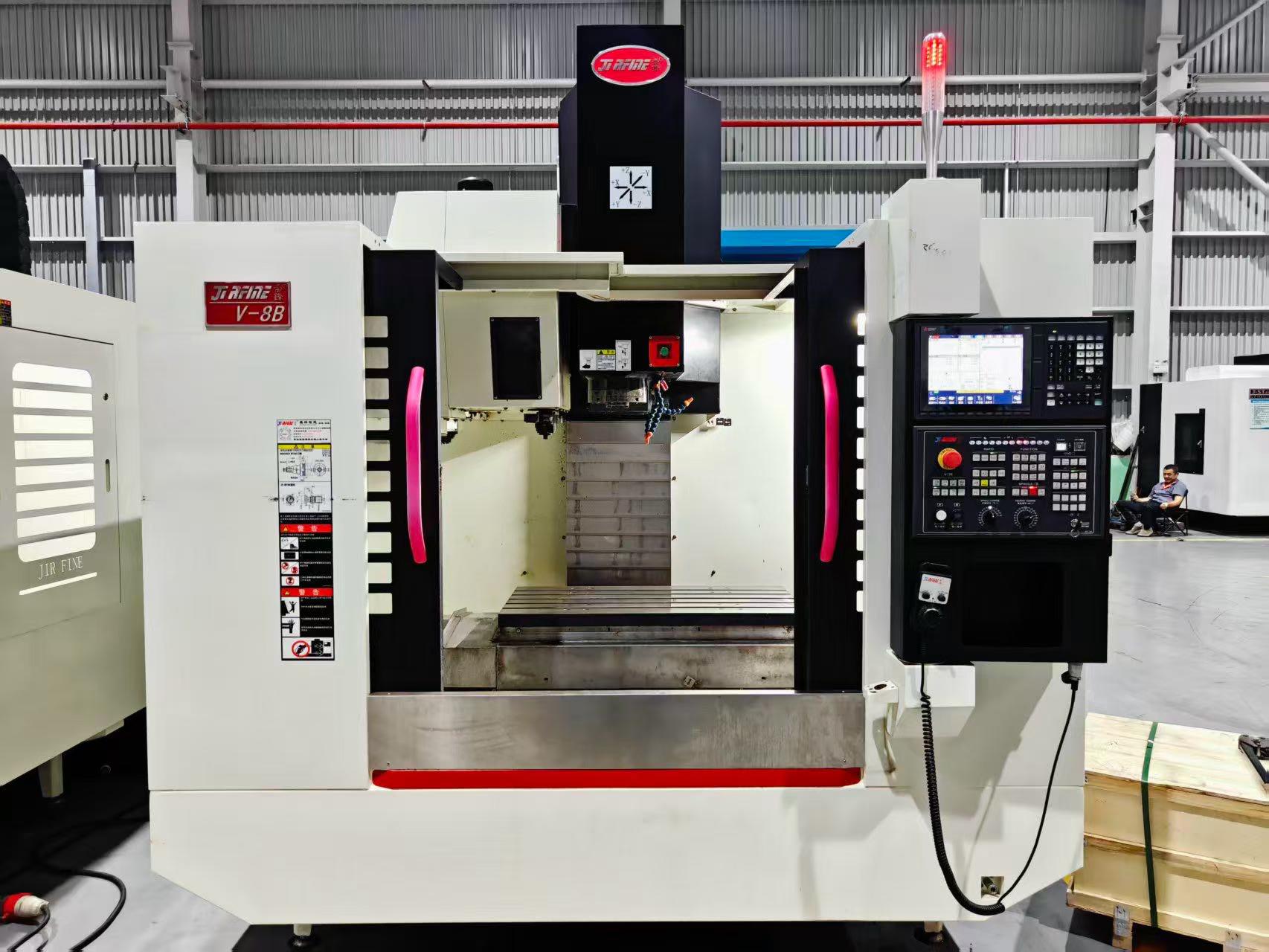 Used JiRFINE V-8 B (855) Vertical Machining Center with Mitsubishi M 80 Control photo 4