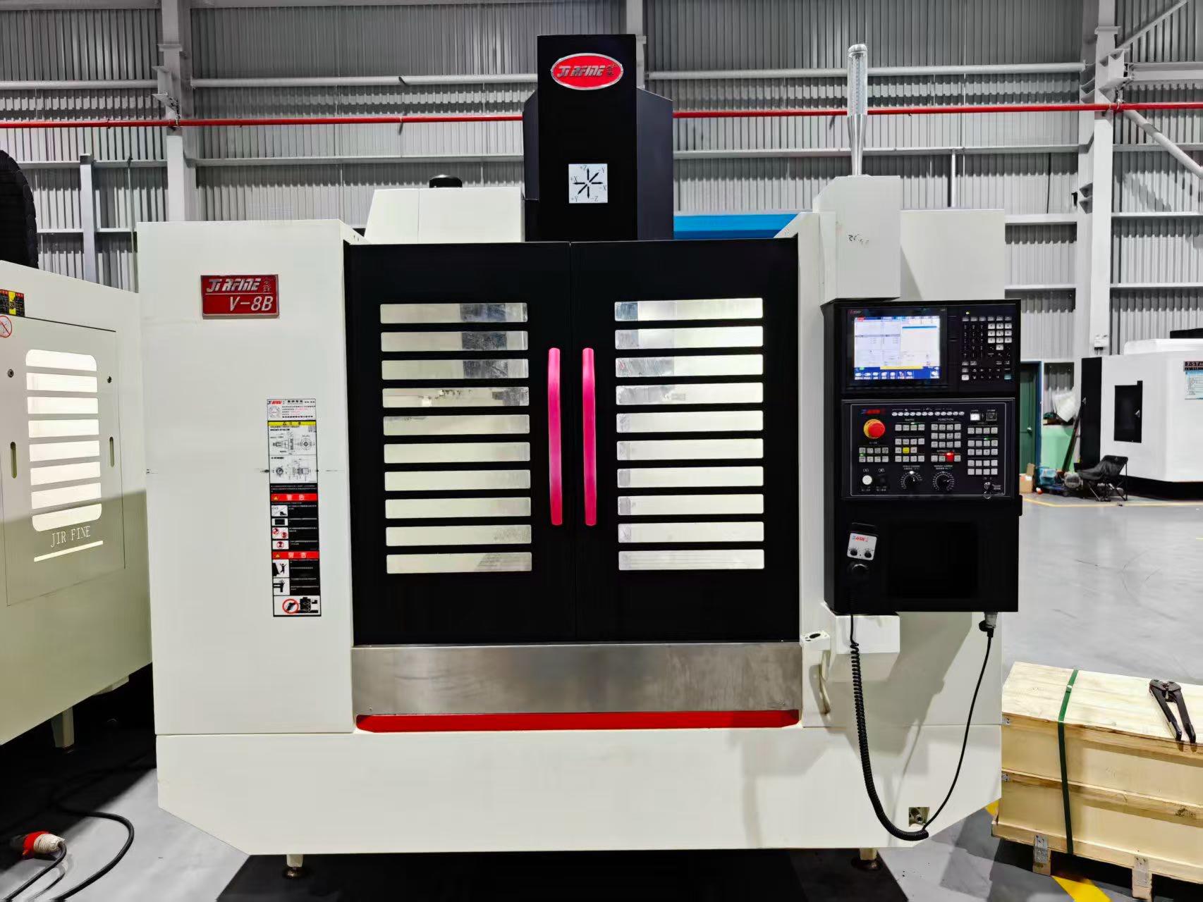 Used JiRFINE V-8 B (855) Vertical Machining Center with Mitsubishi M 80 Control photo 3