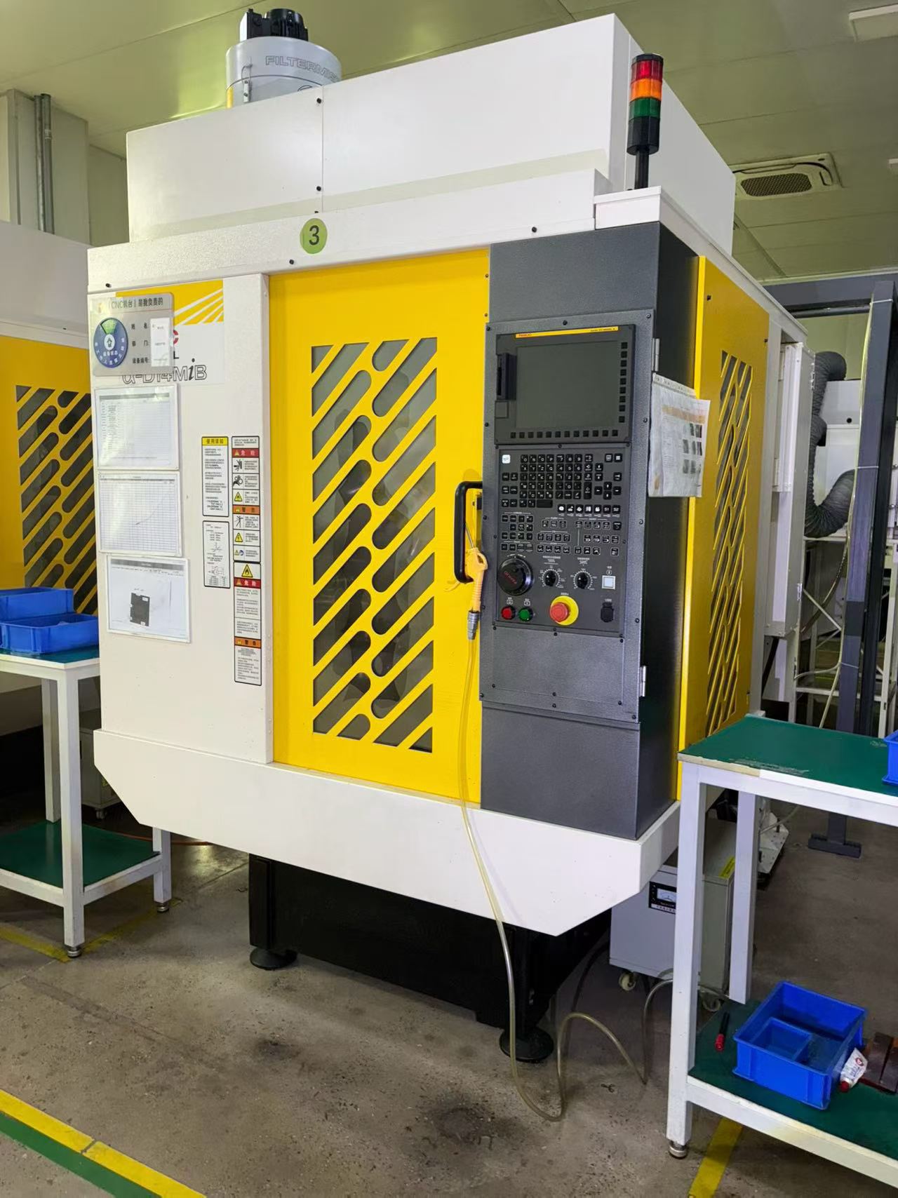 Used Brother SPEEDIO S 500 Z 1 and FANUC ROBODRILL α-D 14 MiB Vertical Machining Centers