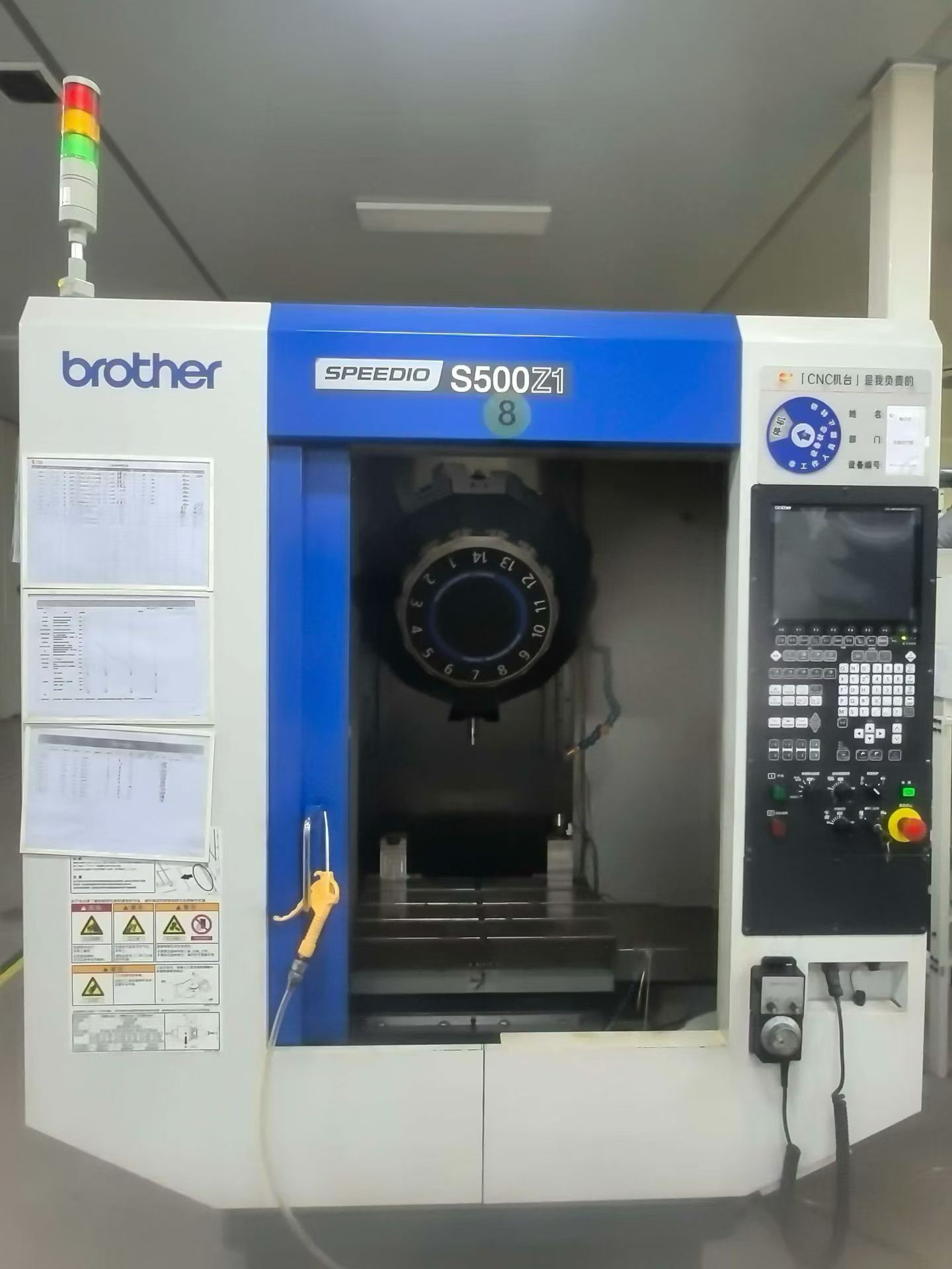 Used Brother SPEEDIO S 500 Z 1 and FANUC ROBODRILL α-D 14 MiB Vertical Machining Centers photo 7