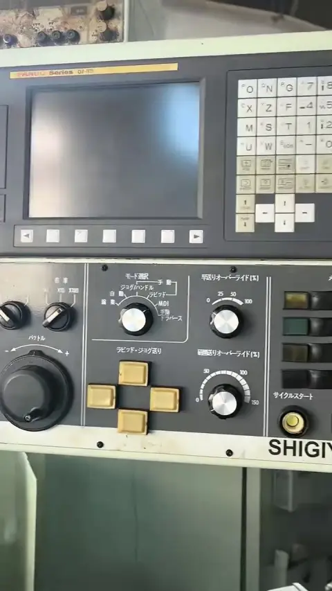 Used SHIGIYA CNC Cylindrical Grinding Machine with FANUC 0i-TD Control