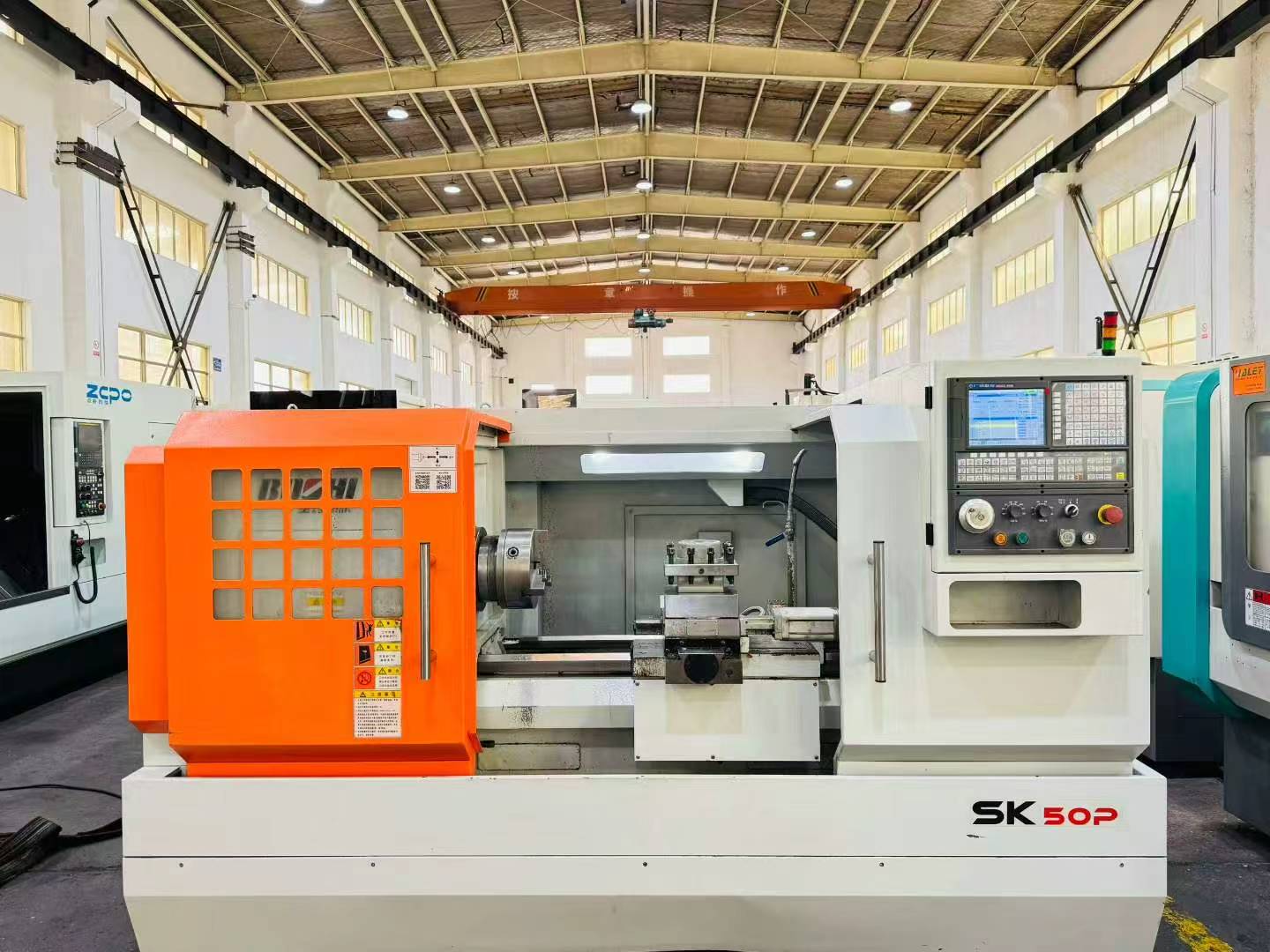 Used Baoji SK 50 P/1000 CNC Horizontal Lathe with GSK 980 TDi Control photo 2