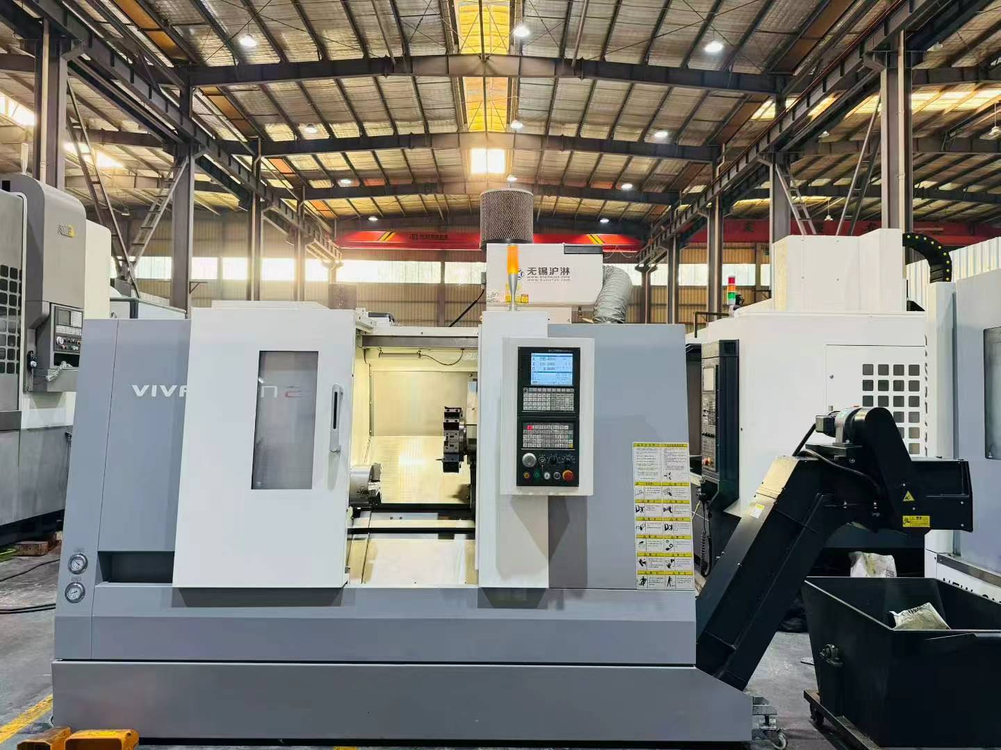 Used Viva T 2 C/500 Slant-Bed Turret-Type CNC Lathe with GSK 988 photo 3