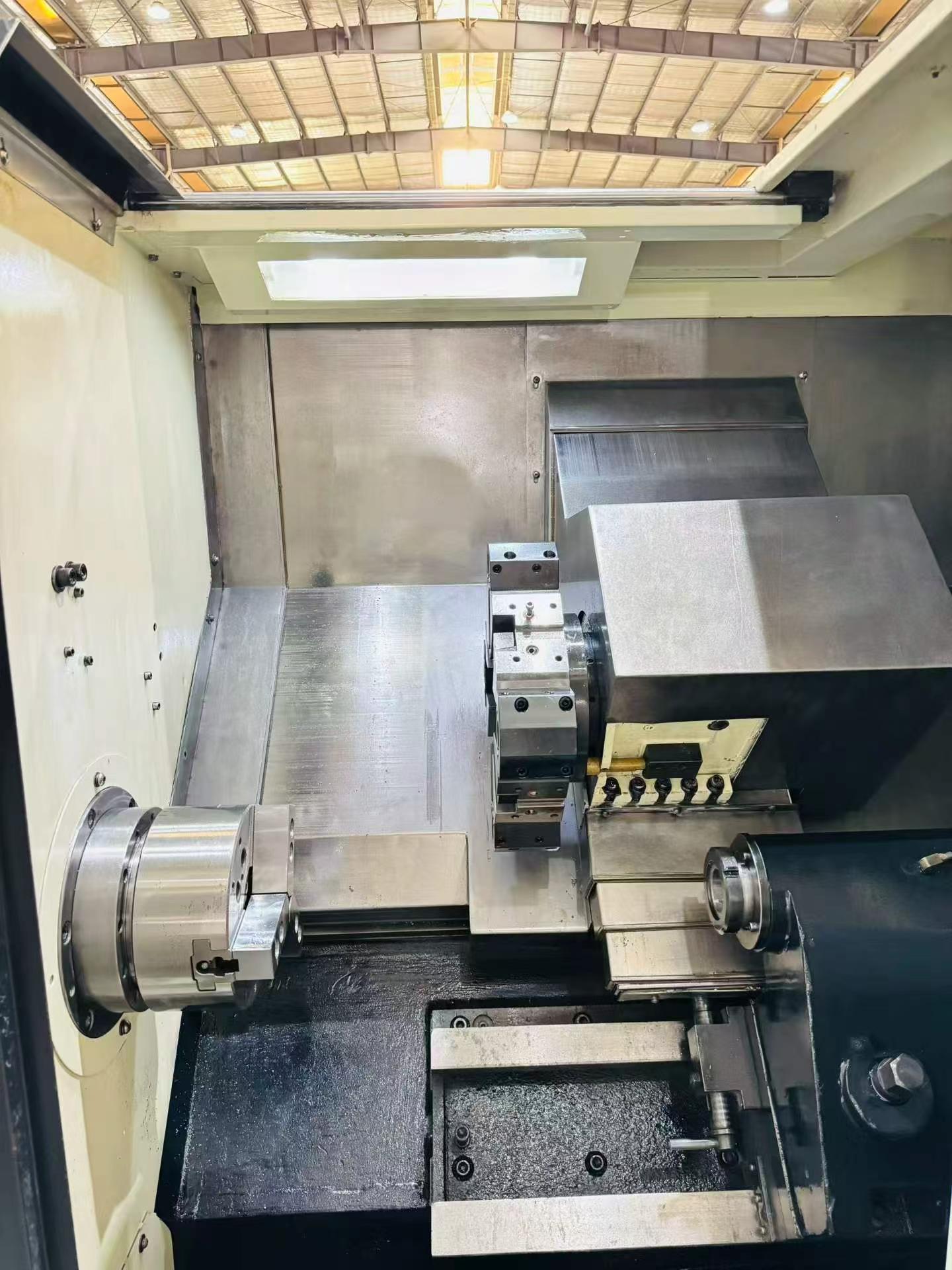 Used Baoji CK 6536 A Slant-Bed Turret-Type CNC Lathe with GSK 988 photo 4
