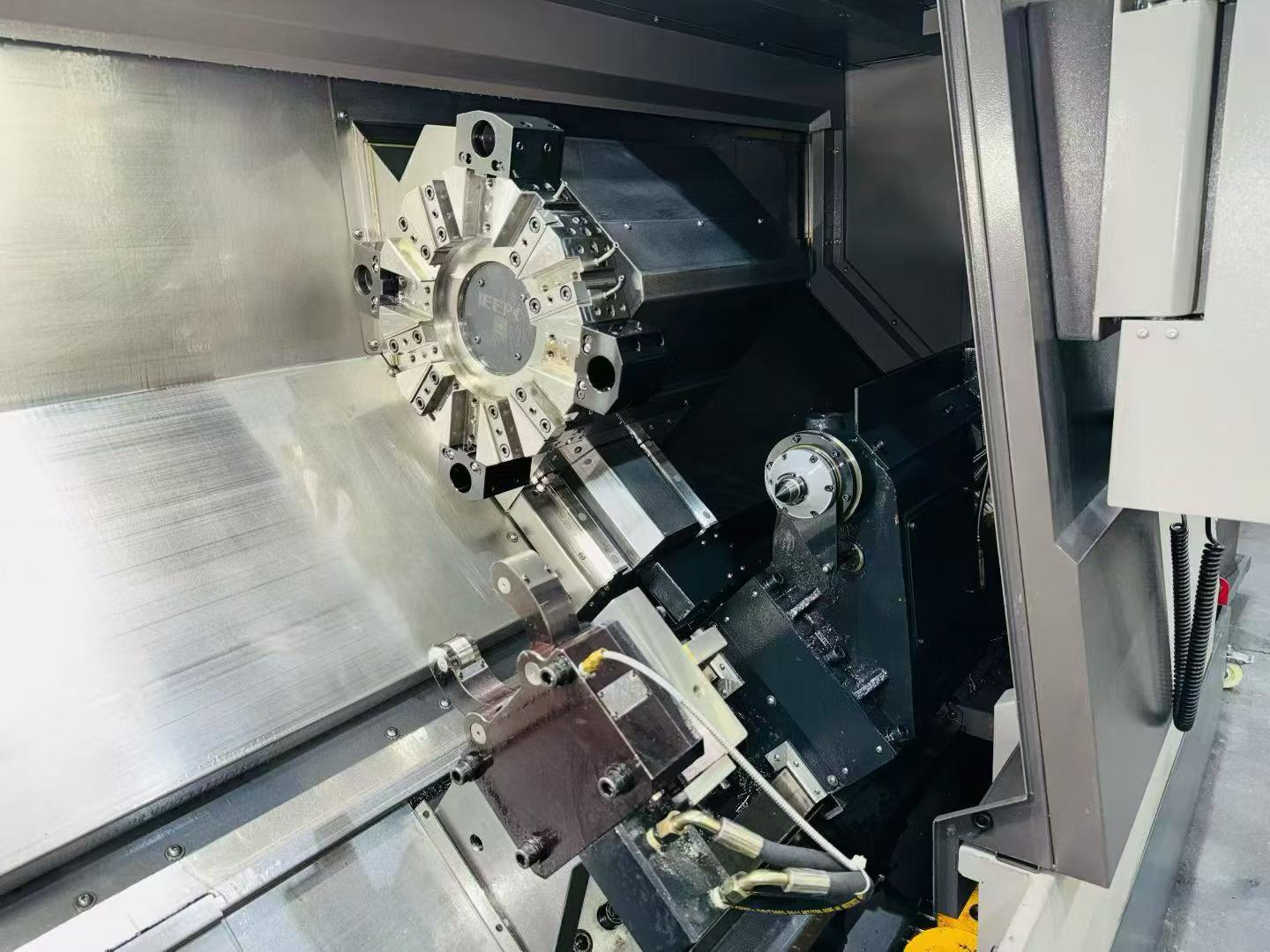Used Shenyang T 5.2/1000 Slant-Bed Turret-Type CNC Lathe with FANUC 0i-TF Plus photo 3