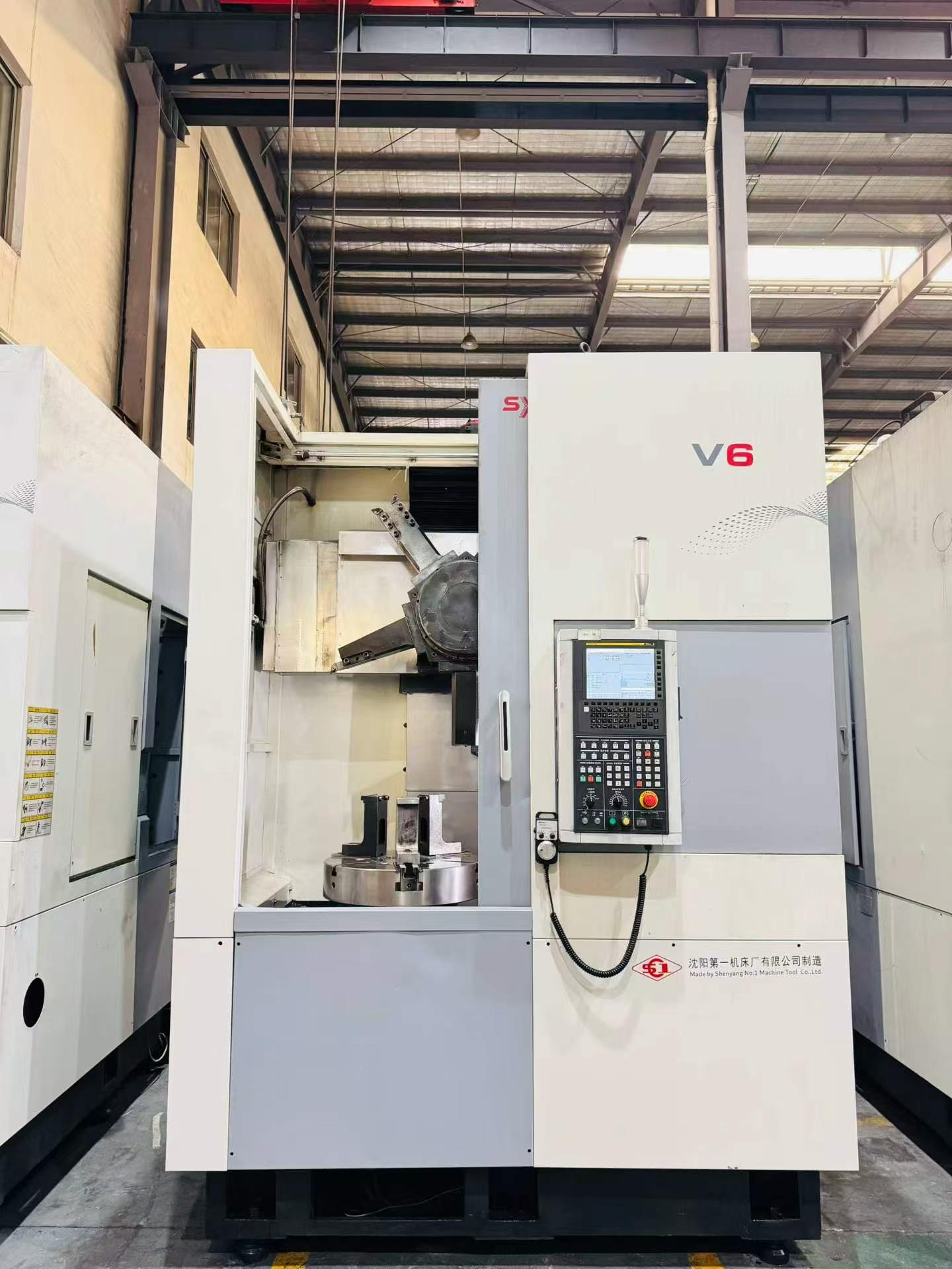 Used SYMG V 6 C High-Speed CNC Vertical Lathe with FANUC TF Plus photo 4