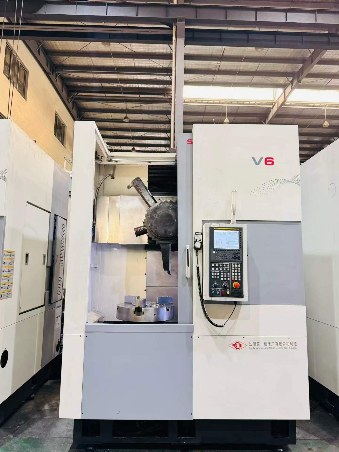 Used SYMG V 6 C High-Speed CNC Vertical Lathe with FANUC TF Plus photo 9