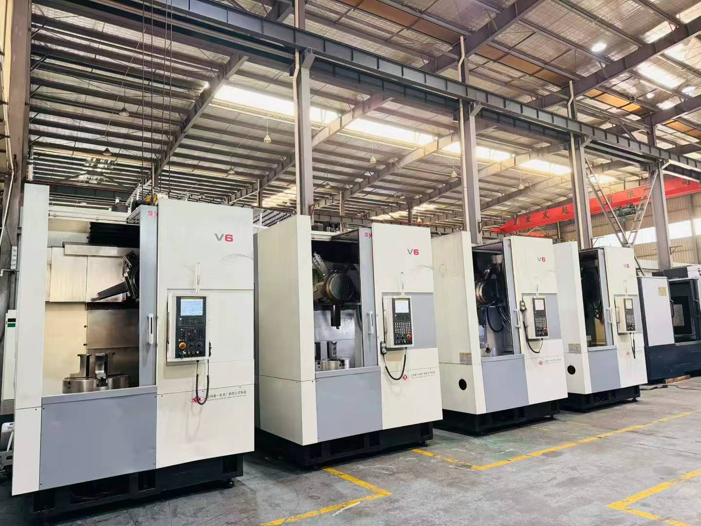 Used SYMG V 6 C High-Speed CNC Vertical Lathe with FANUC TF Plus photo 2