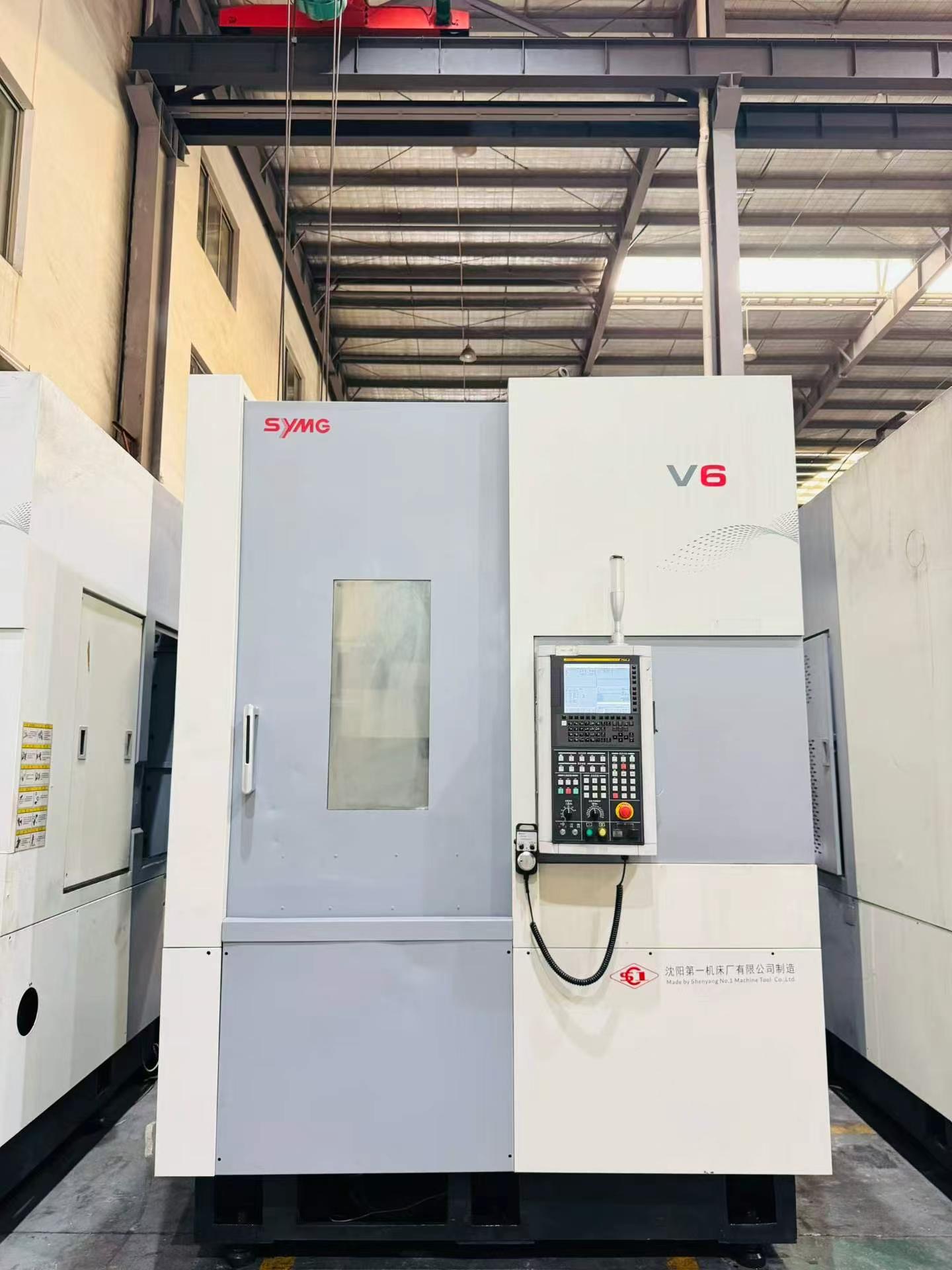Used SYMG V 6 C High-Speed CNC Vertical Lathe with FANUC TF Plus photo 3