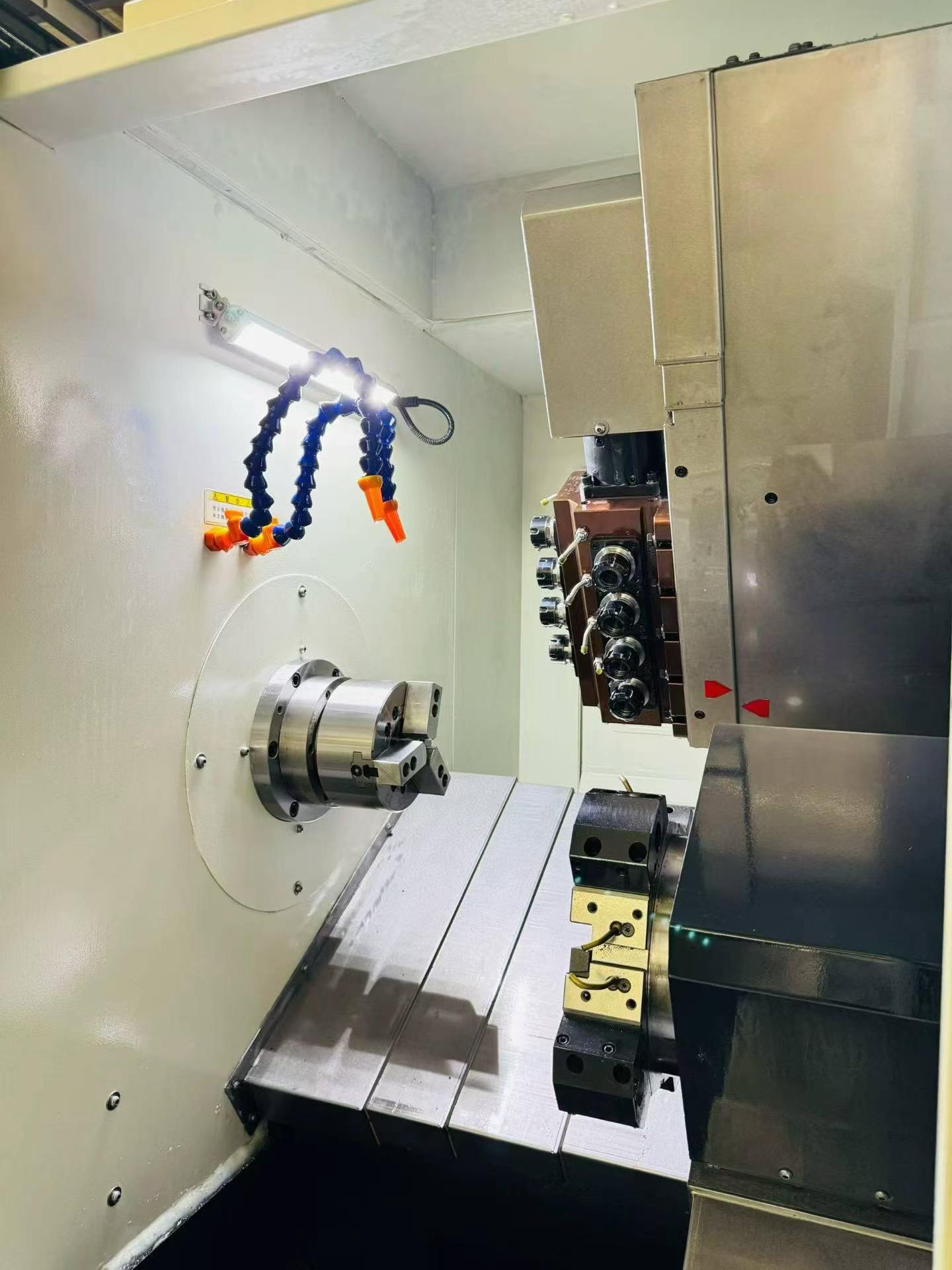 Used Baoji BOZHI CK 46 F Turn-Mill CNC Lathe with SYNTEC 22 TB photo 8