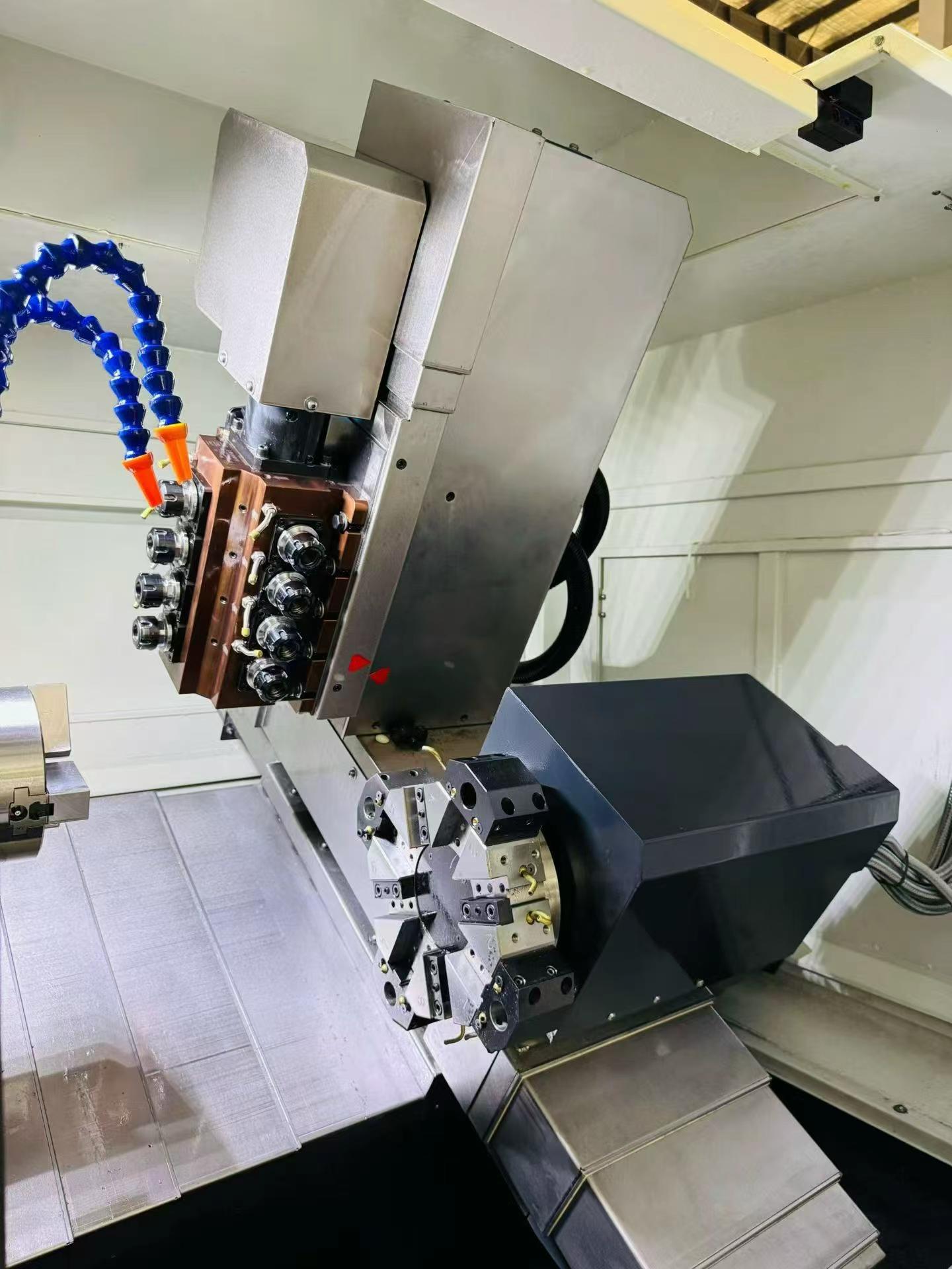 Used Baoji BOZHI CK 46 F Turn-Mill CNC Lathe with SYNTEC 22 TB photo 4