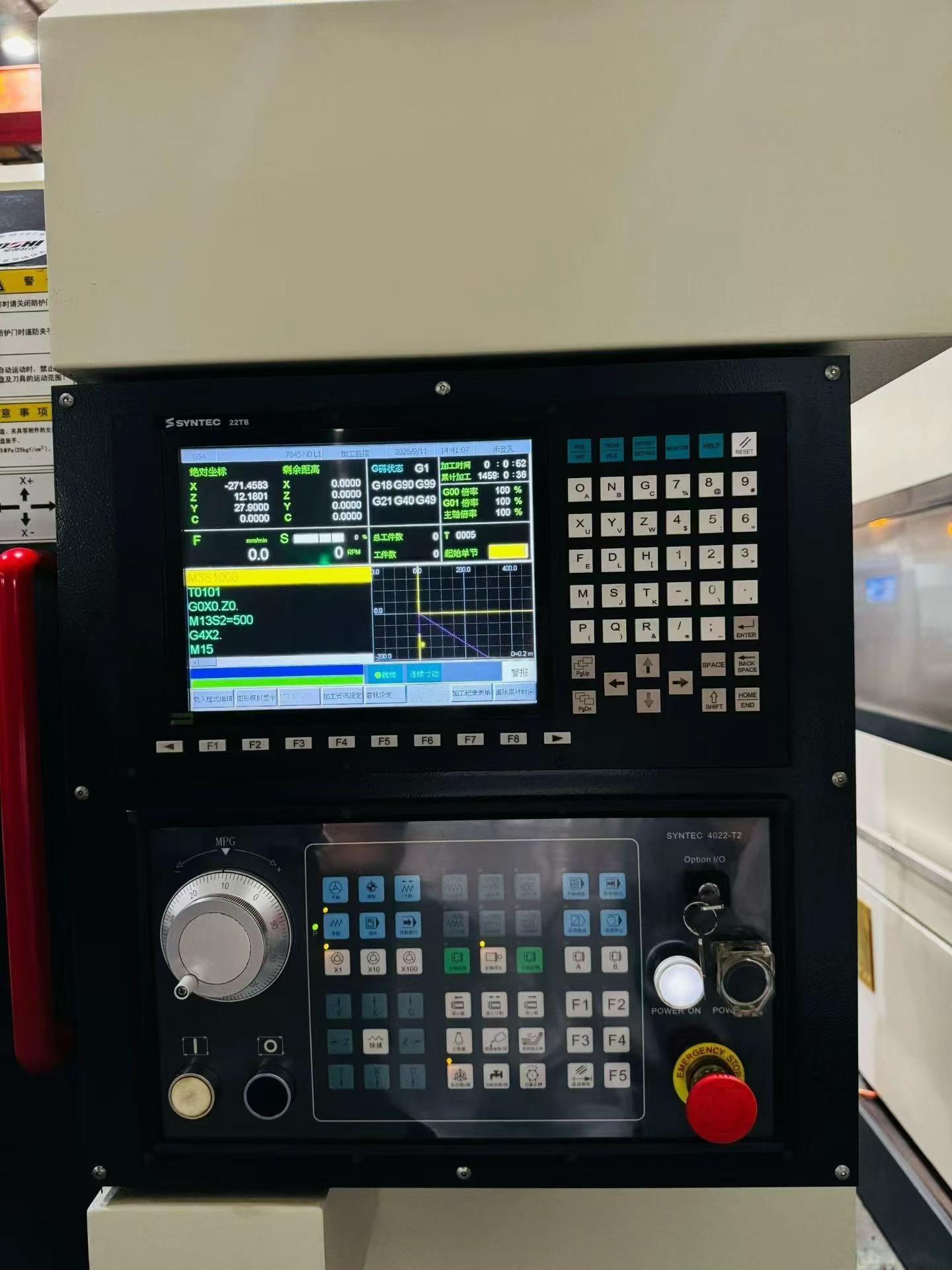 Used Baoji BOZHI CK 46 F Turn-Mill CNC Lathe with SYNTEC 22 TB photo 6