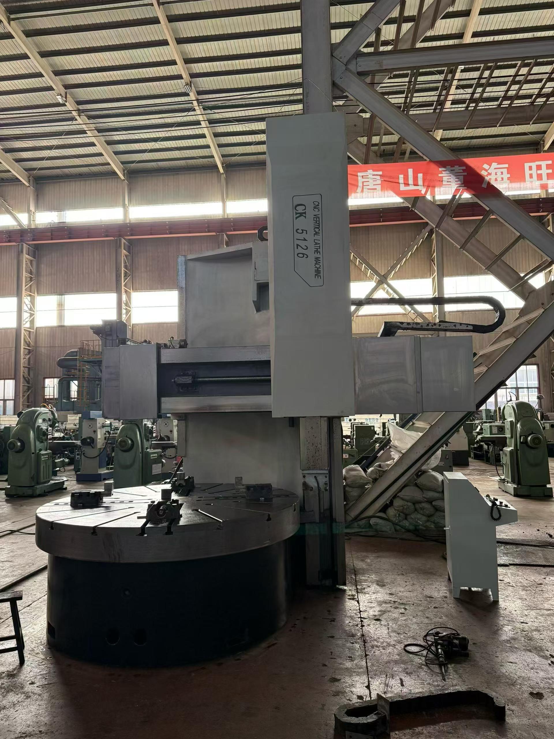Used Haitong CK 5126 CNC Vertical Lathe with Siemens 828 D Control photo 2