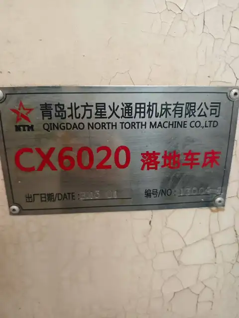 2 m Aynalı Kullanılmış Xinghuo CX 6020 Zemin Tipi Torna
