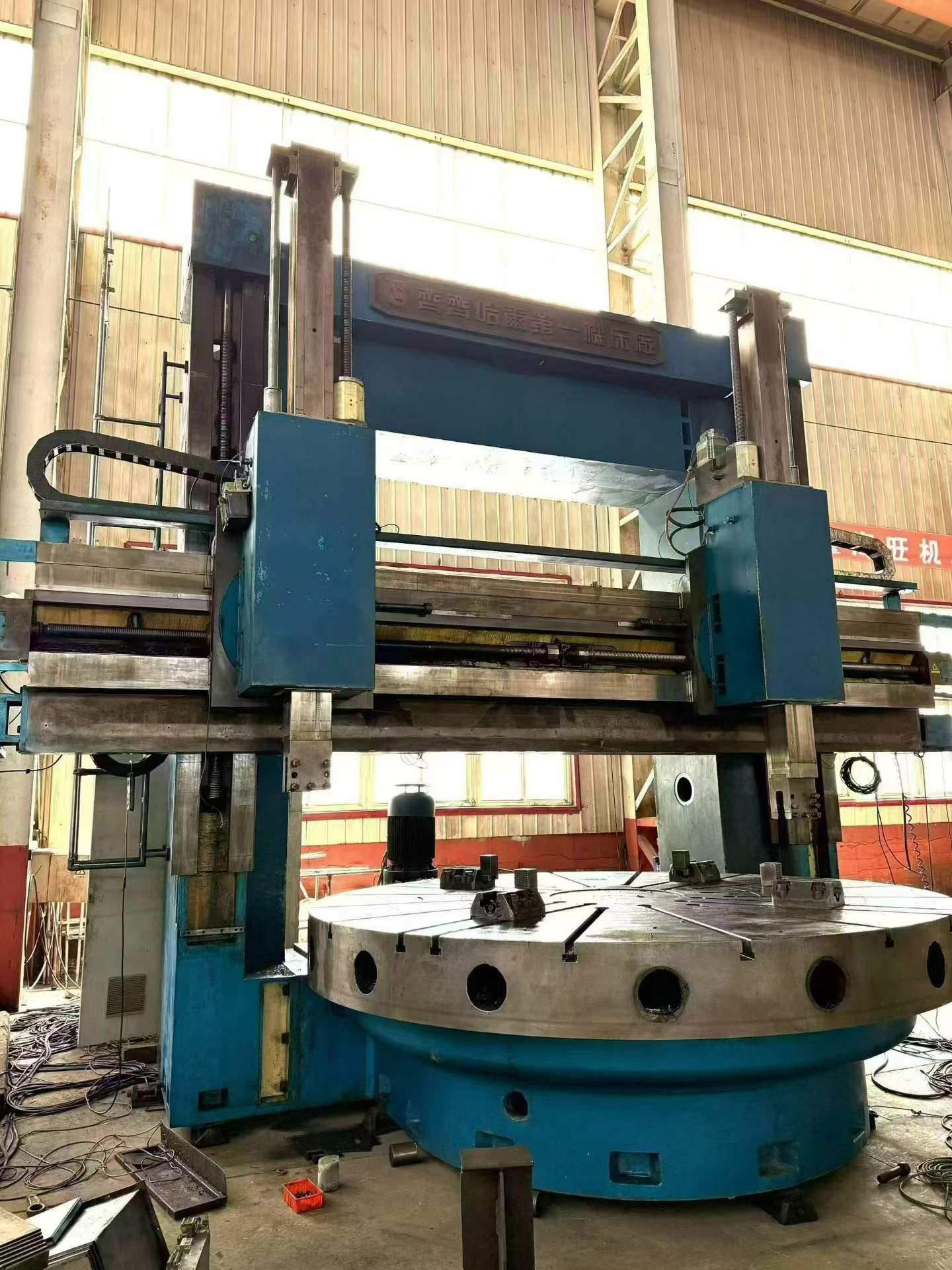 Used Qiqihar Heavy CNC DVT 400 x 25/32 Double-Column CNC Vertical Lathe photo 5