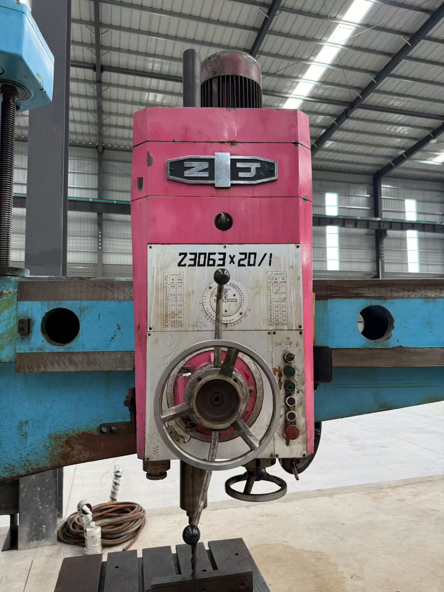 Used Zhongjie Z 3063 X 20/1 Radial Drilling Machine photo 4