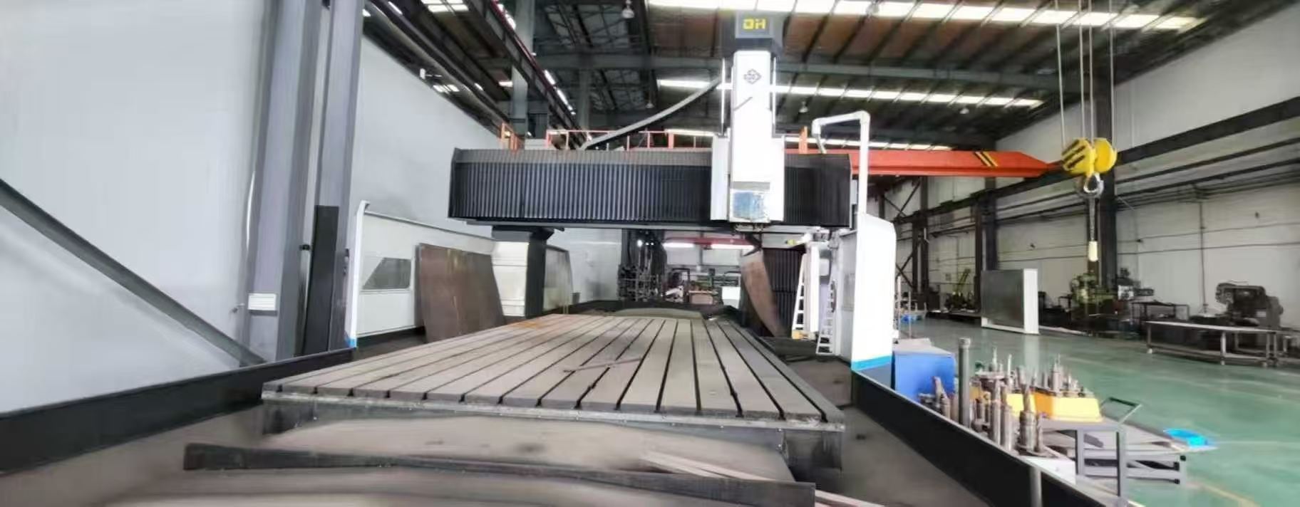 Used Daheng DHXK-3706 Gantry Machining Center, 3000x6000mm Worktable, All-Gear Head