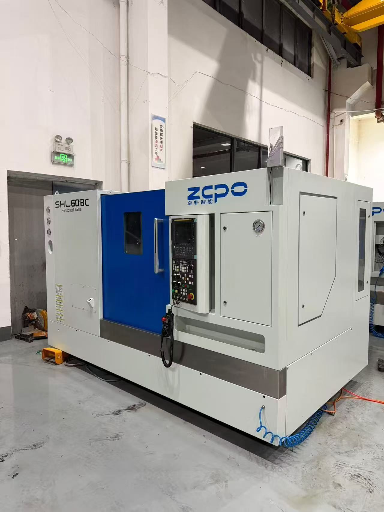 Used Anhui Zhuopu SHL 60 BC-500 Turn-Mill CNC Lathe with FANUC TF Plus, 12-Station BMT 55 Servo Live Tooling Turret photo 7