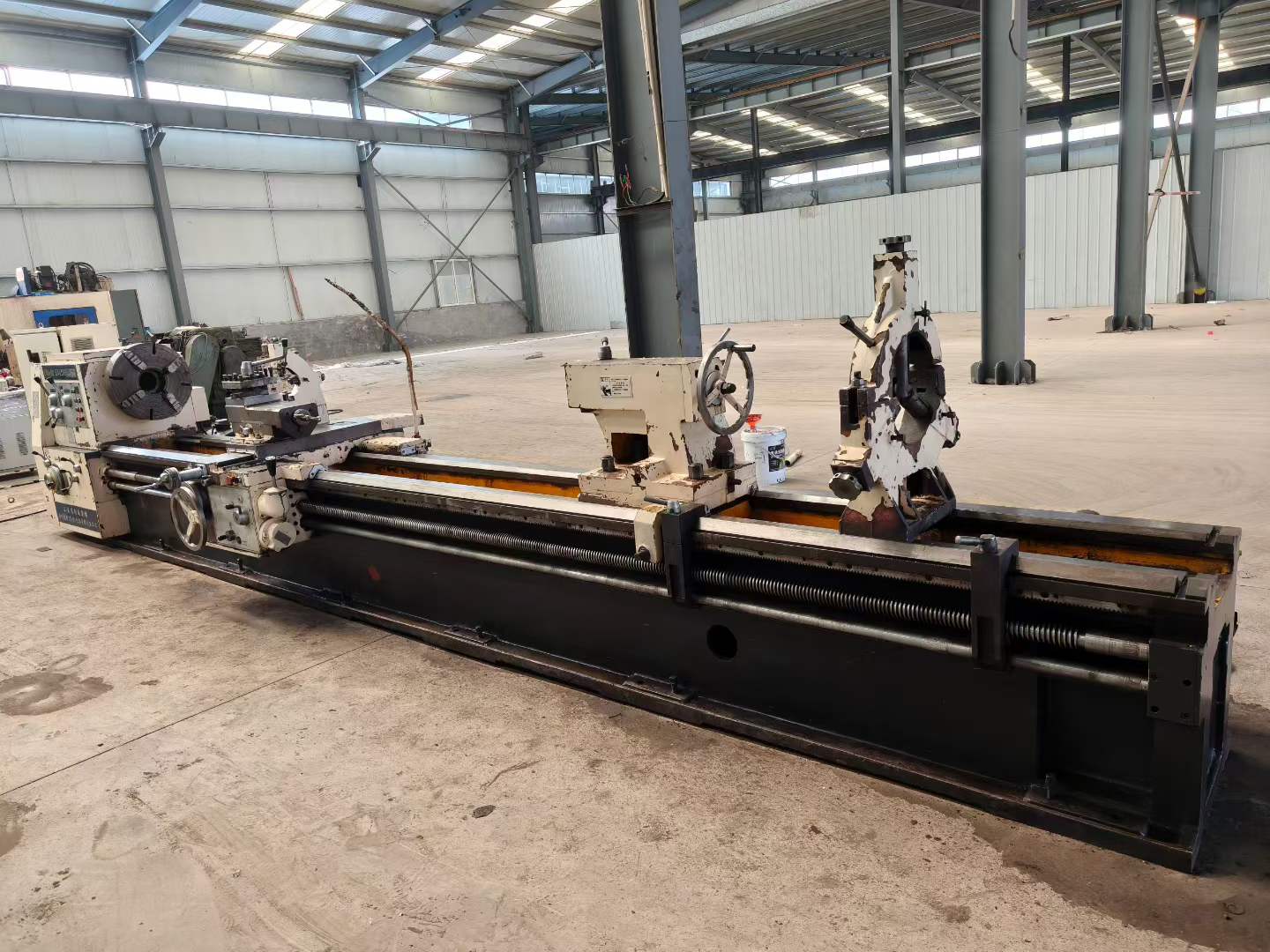 Used Precisen CW 6180 5-Meter Conventional Lathe with Steady Rest photo 2