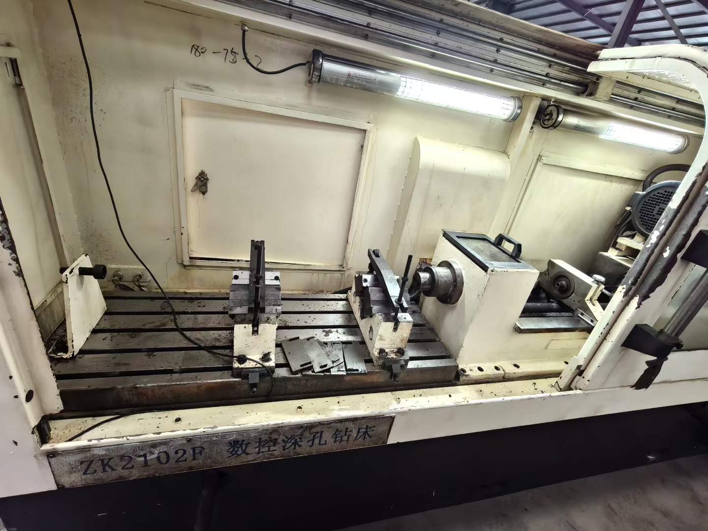 Used Pulisen ZK 2102 F CNC Deep Hole Gun Drilling Machine photo 4