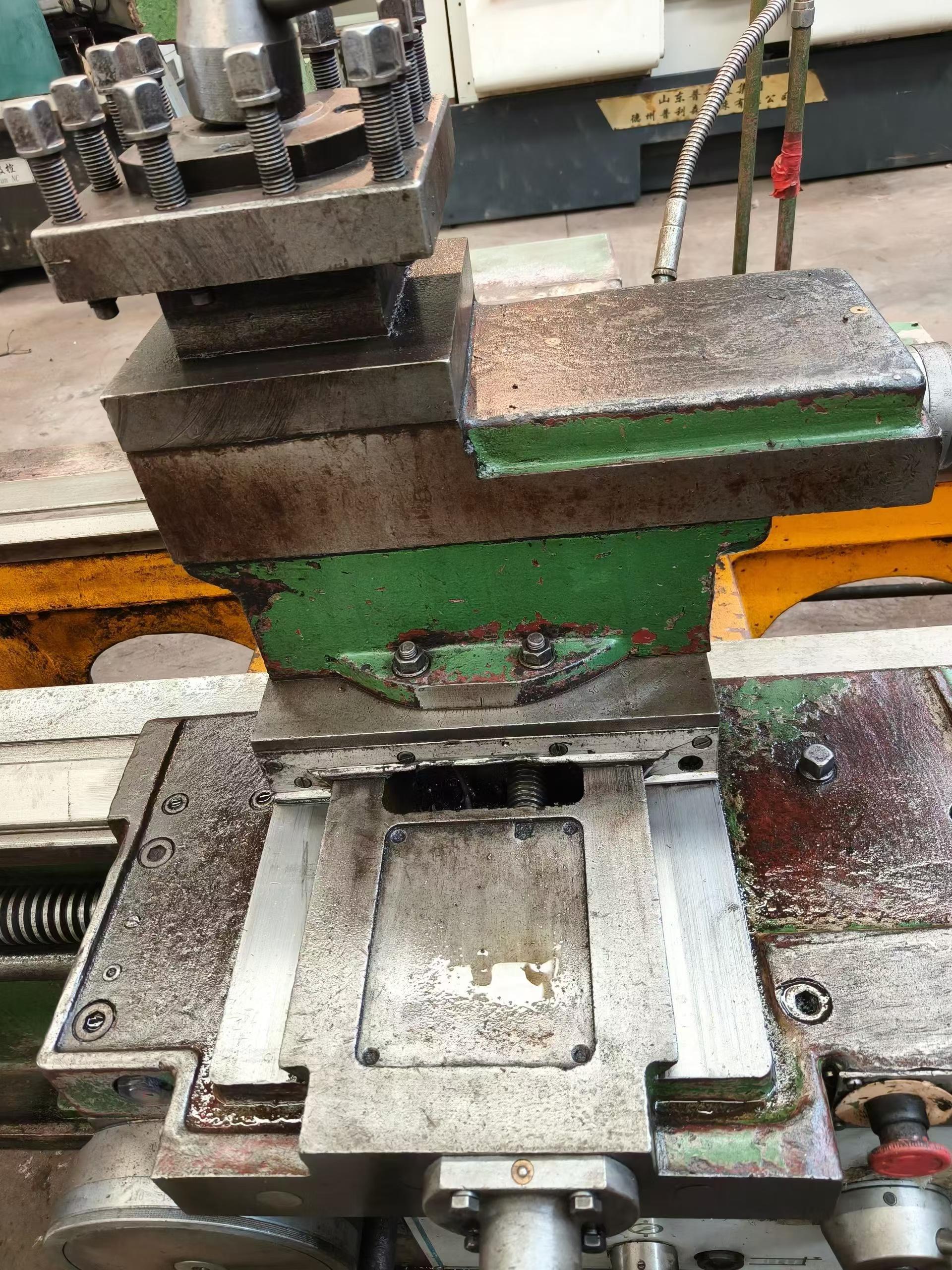 Used Dezhou Pulisen CW 6180 5000 mm Conventional Lathe photo 5