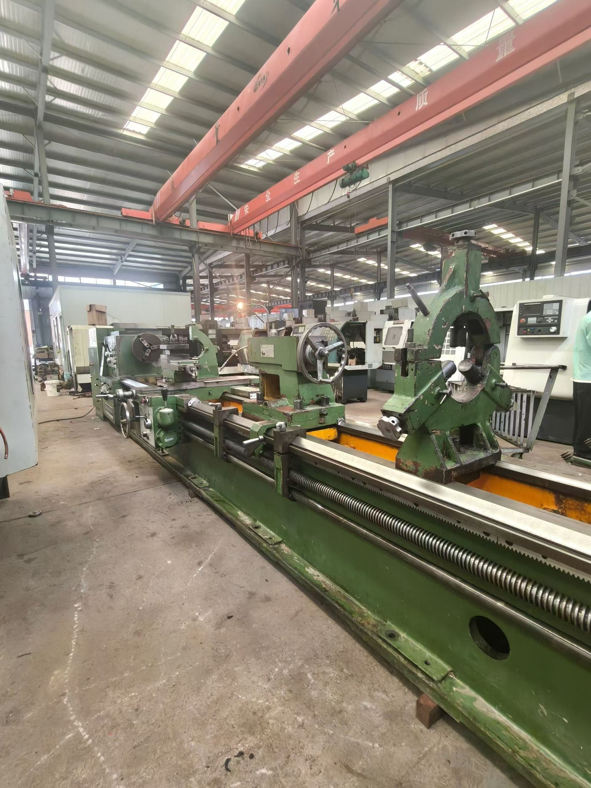 Used Dezhou Pulisen CW 6180 5000 mm Conventional Lathe photo 2