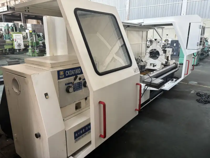Used Pulisen (PRECISION) CKD 6180 D Heavy-Duty CNC Horizontal Lathe with KND K 1000 TC 1i photo 1