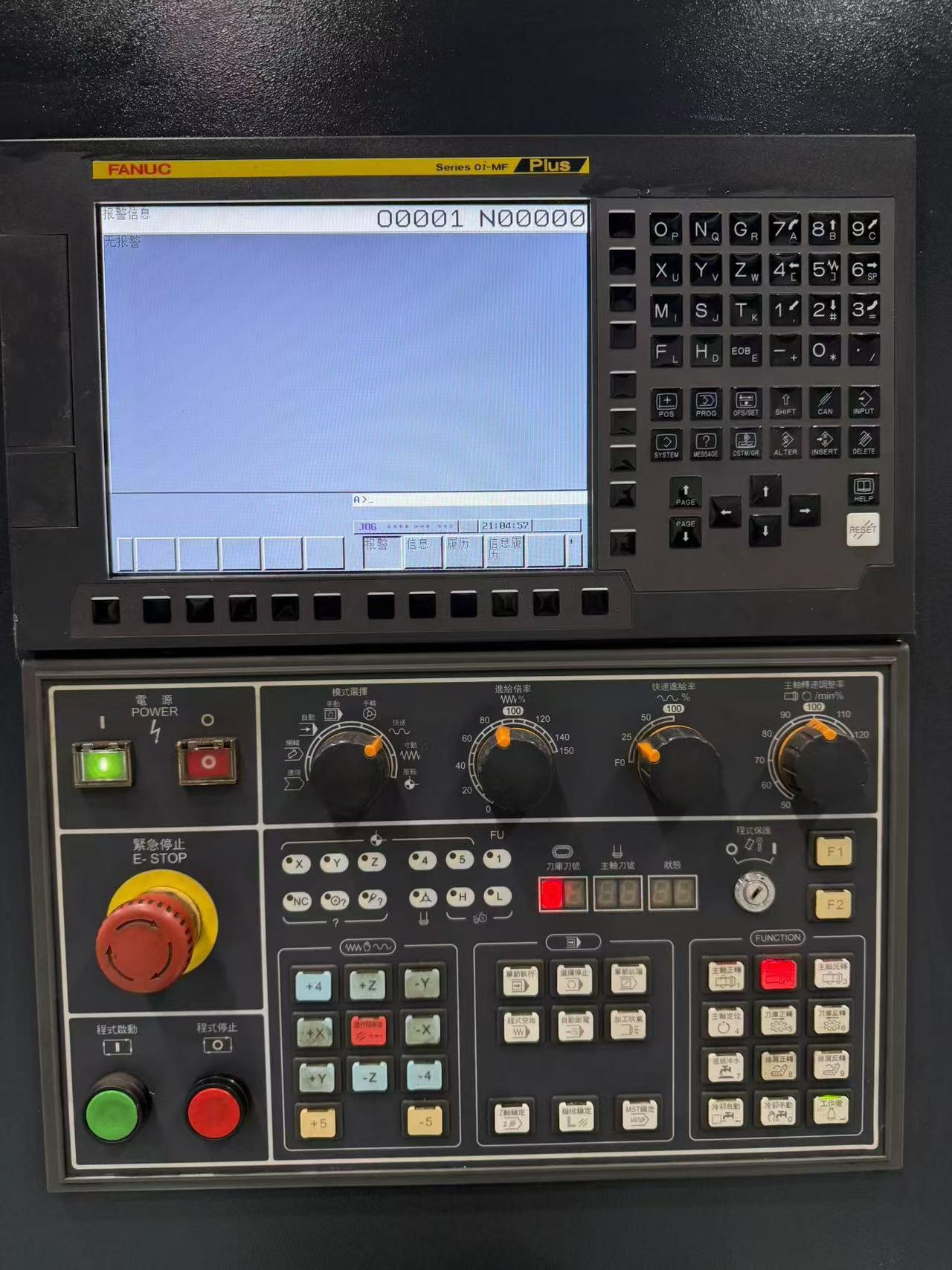 Used Xinkema MV-1160 L BT50 Vertical Machining Center with FANUC 0i-MF Plus photo 9