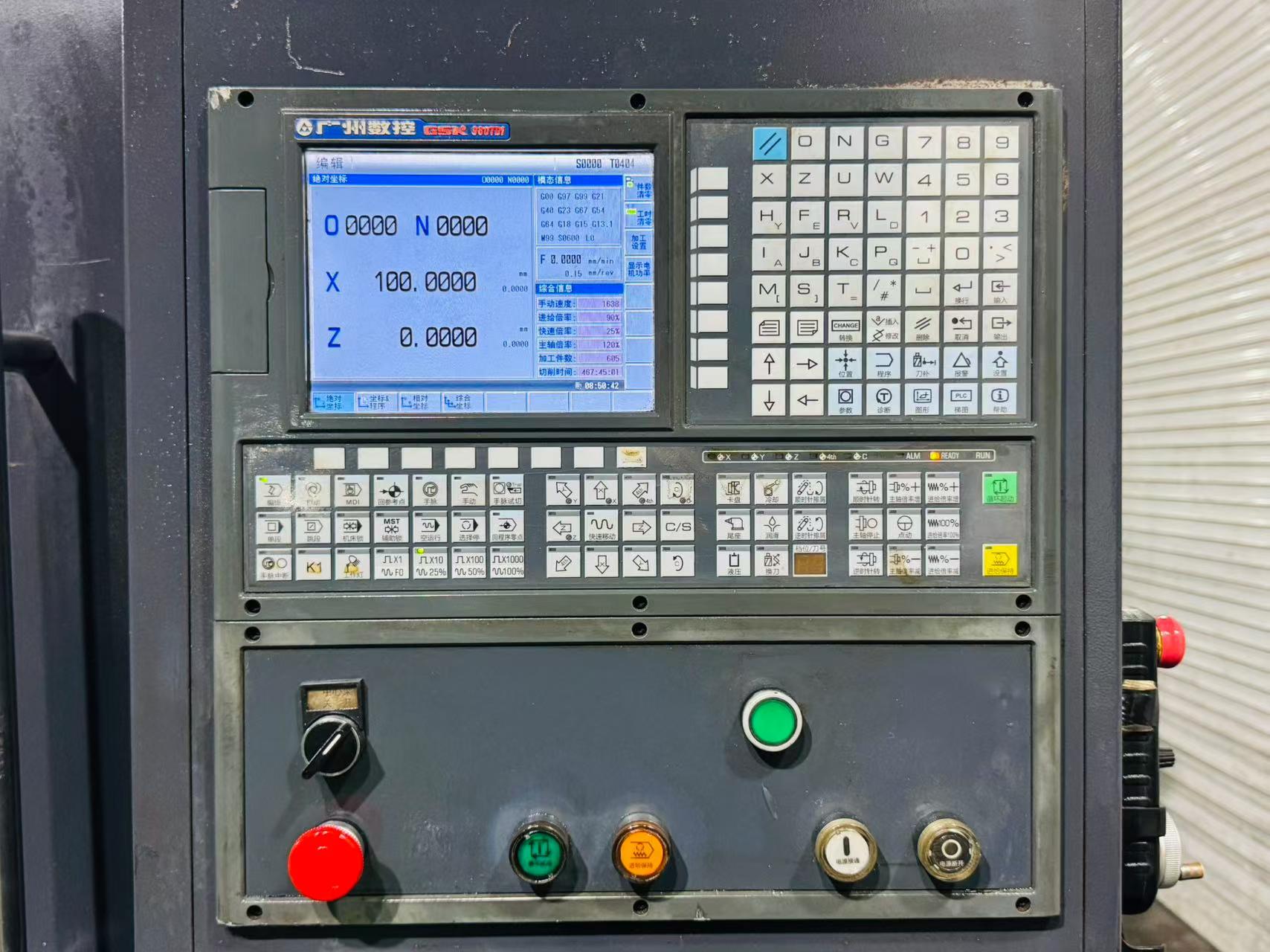 Used Shenyang CAK 80135 CNC Horizontal Lathe with GSK 980 TDi Control photo 2