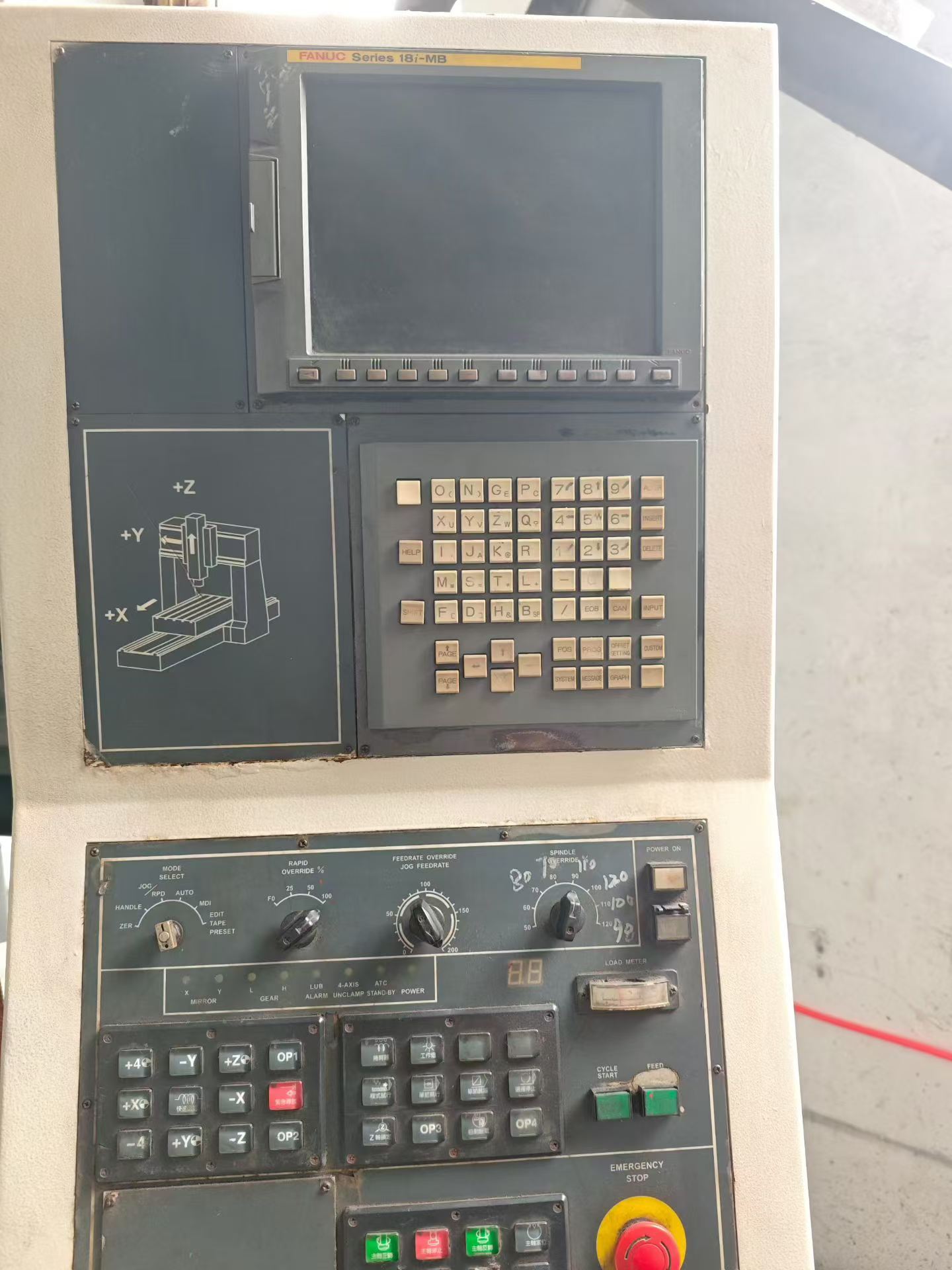 Used KAFO B-2616 CNC Double-Column Gantry Milling Machine with FANUC 18 i-MB photo 3