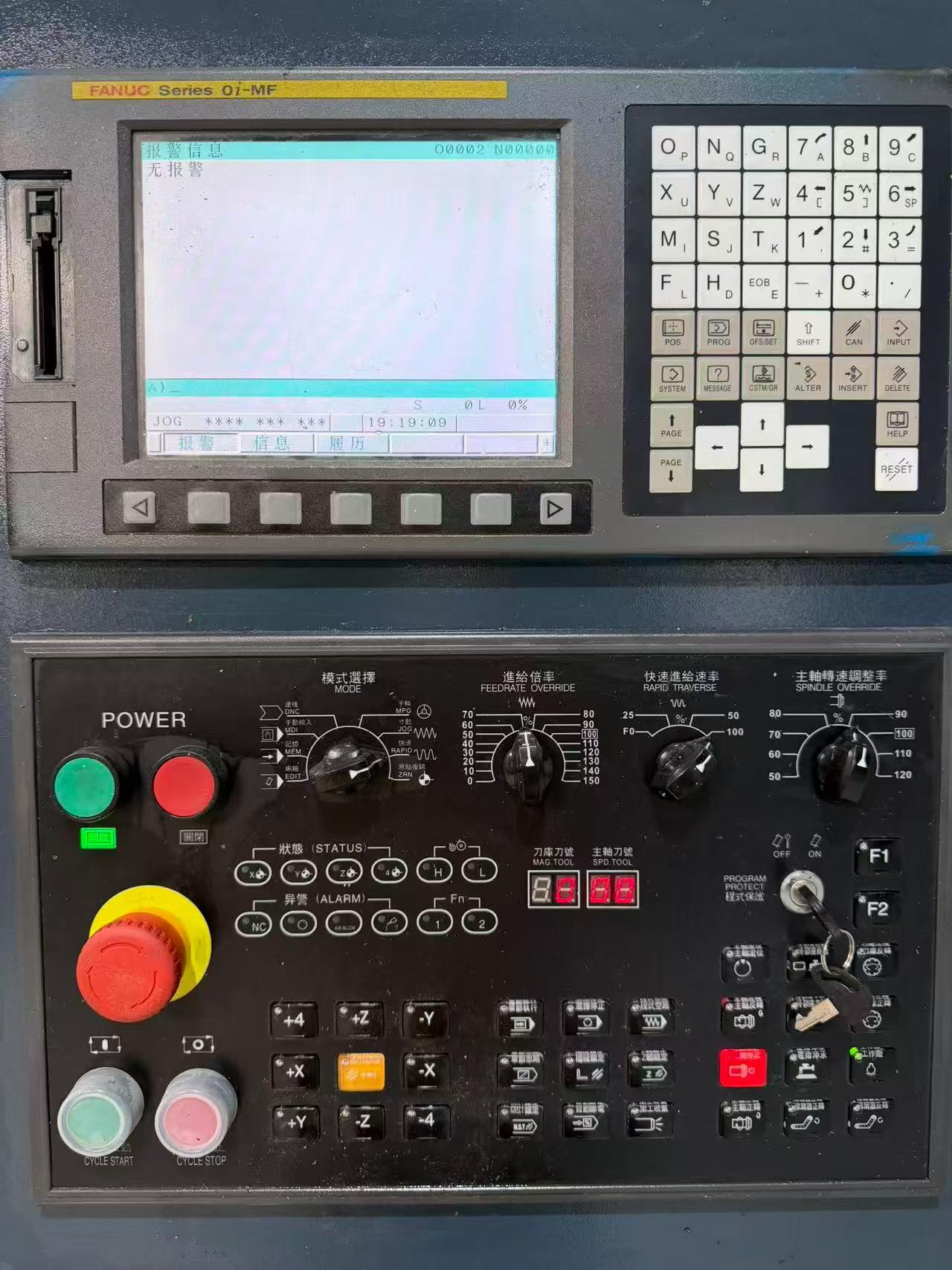Used YLES VL 1270 Vertical CNC Milling Machine with FANUC 0i-MF Control photo 2