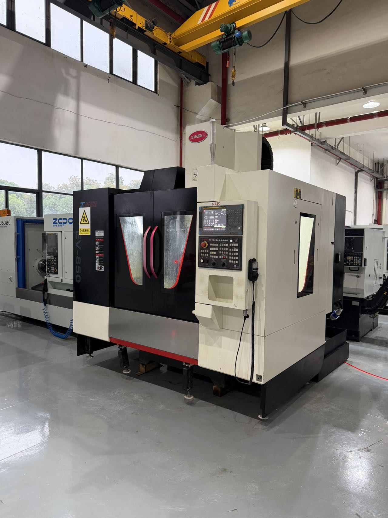 Used JiRFINE V 850 Vertical Machining Center with FANUC 0i-MF Plus Control photo 5