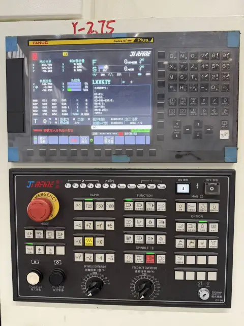 Used JiRFINE V 850 Vertical Machining Center with FANUC 0i-MF Plus Control