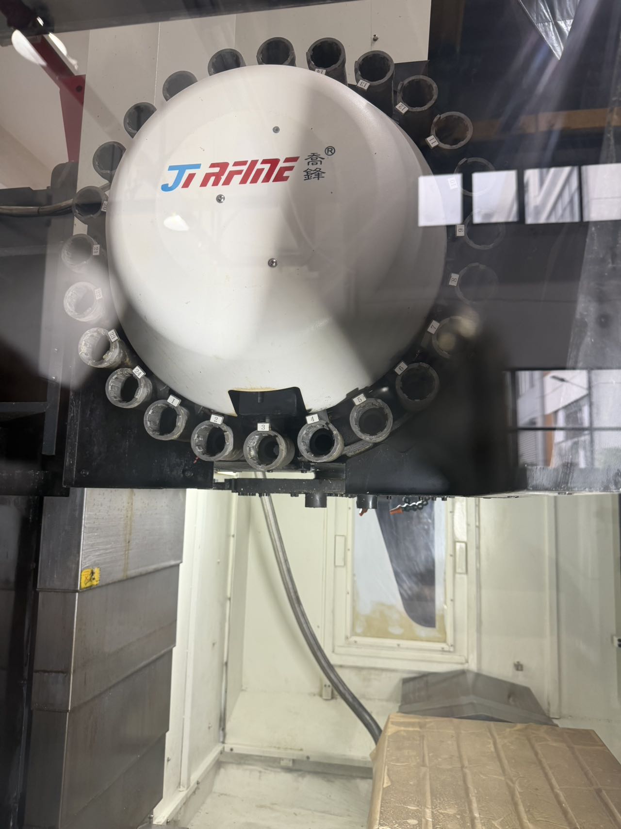 Used JiRFINE V 850 Vertical Machining Center with FANUC 0i-MF Plus Control photo 8
