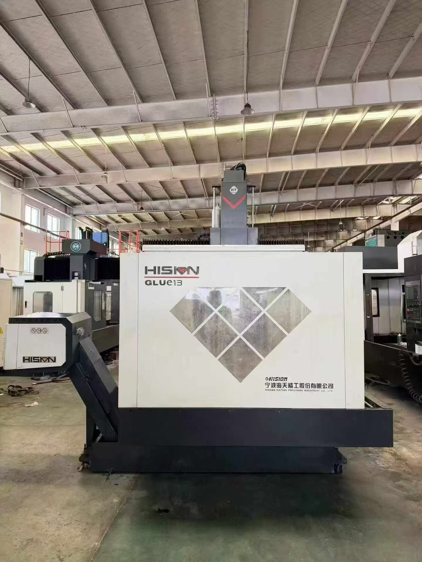 Used HISION GLUe-13 X 21 Gantry Machining Center with FANUC 0i-MF Plus photo 3