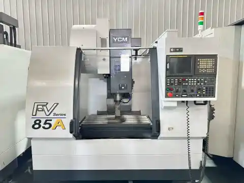 Used YCM FV 85 A Vertical Machining Center with FANUC MXP-200 i CNC Control