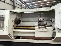 Used Dezhou Pulisen CK 6163 E CNC Horizontal Lathe photo 3