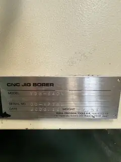 Used YASDA YBM-640 V Vertical CNC Jig Boring and Milling Machine photo 8
