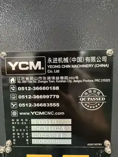 Used YCM NCV 102 A Vertical Machining Center with FANUC MXP-200 FA⁺ Control photo 8