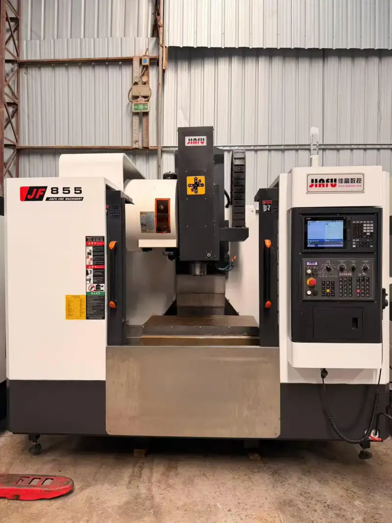Used Jiafu JF-855 Vertical Machining Center with Mitsubishi M 80 CNC Control photo 1