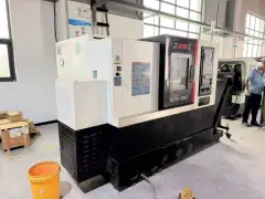 Used JiRFINE 580 U Turret-Type CNC Lathe with Siemens 828 Control photo 2