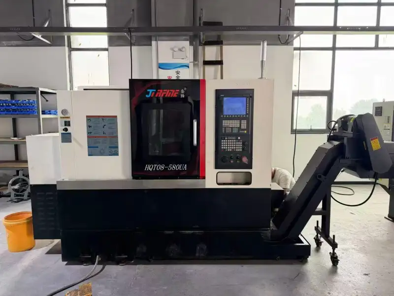 Used JiRFINE 580 U Turret-Type CNC Lathe with Siemens 828 Control photo 1