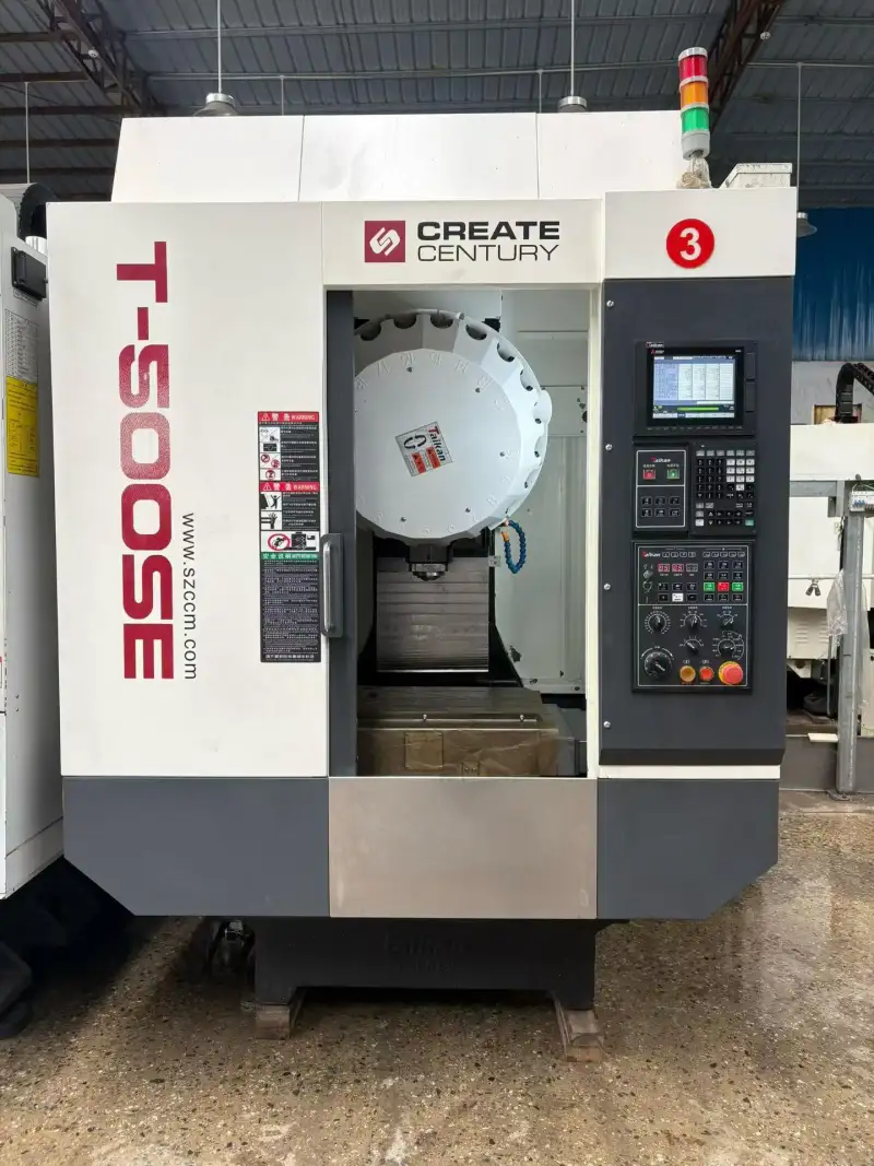 Used Taikan T-500 SE Vertical Drilling and Milling Machining Center with Mitsubishi M 80 Control photo 1