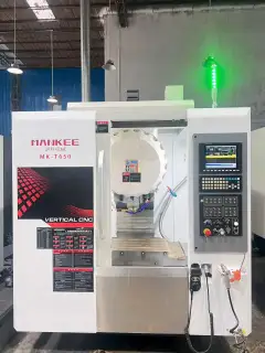 Used MANKEE MK-3-T 650 SF Vertical Drilling and Tapping Center with SYNTEC 22 MA Control photo 2