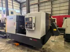 Used Baoji CK 7520 A CNC Horizontal Lathe with 8-Station Turret photo 8