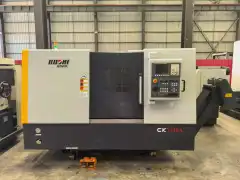 Used Baoji CK 7520 A CNC Horizontal Lathe with 8-Station Turret photo 1
