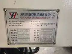 Used Huaya YHC 640 Vertical Drilling and Tapping Center with Mitsubishi M 80 photo 9