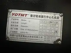 Used YOUTAI ZK 8210-700 CNC End-Face Milling and Center-Hole Drilling Machine photo 3