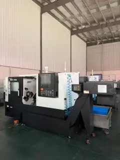 Used Hyundai WIA HD 2200 CNC Horizontal Lathe with FANUC Plus Control photo 1